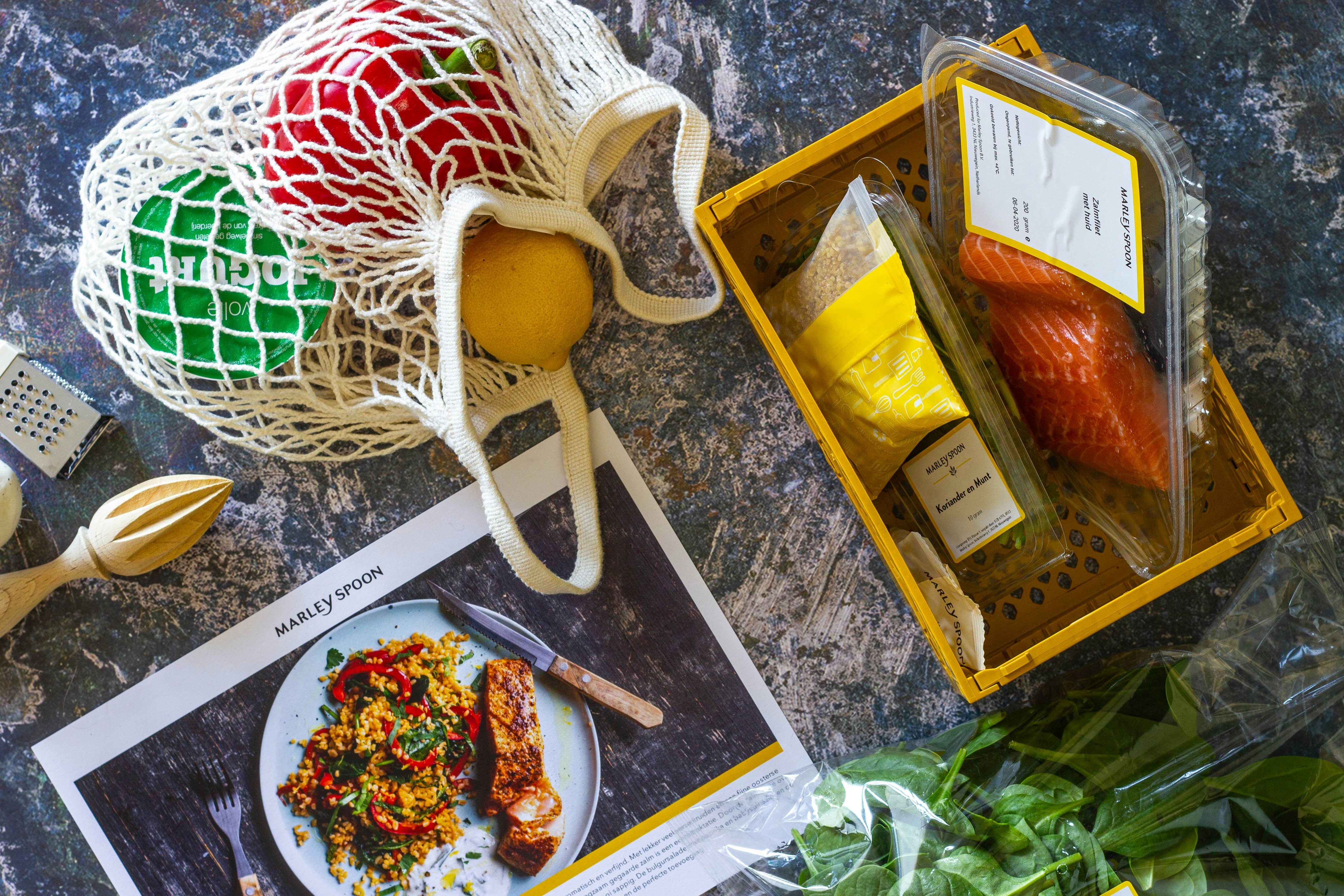 Chef Essentials gift basket with olive oil, sea salt, and cookbook